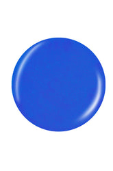Oceanic blue color of a circle sample color swatch in white background